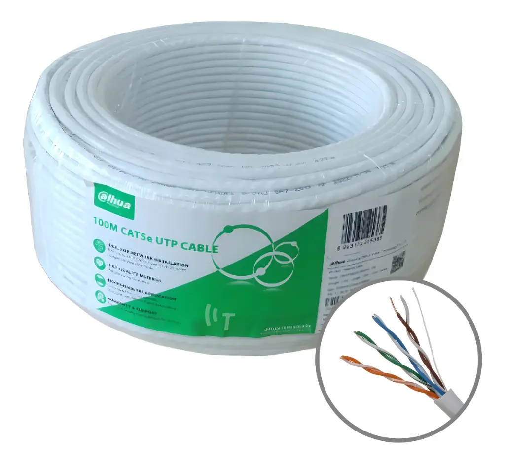 Cable UTP 5e Int. DAHUA 100% cobre x100mts