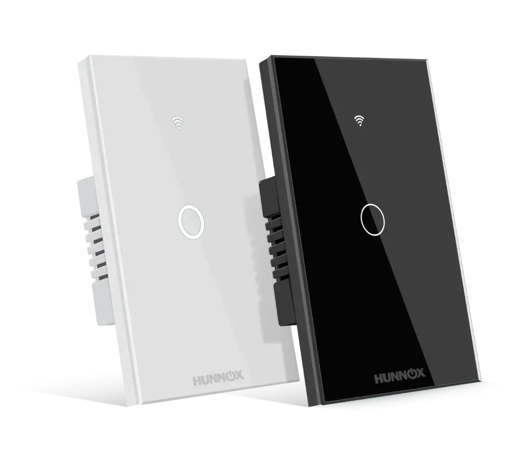HUNNOX tecla de luz blanca inteligente 1 canal