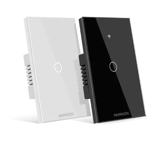 HUNNOX tecla de luz blanca inteligente 1 canal